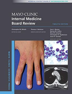 portada Mayo Clinic Internal Medicine Board Review (Mayo Clinic Scientific Press) (en Inglés)