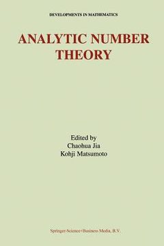 portada analytic number theory (en Inglés)