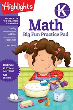 portada Kindergarten Math big fun Practice pad (Highlights big fun Practice Pads) (in English)
