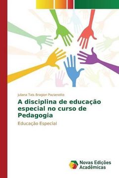 portada A disciplina de educação especial no curso de Pedagogia