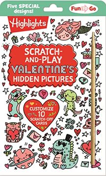 portada Scratch-And-Play Valentine's Hidden Pictures (en Inglés)
