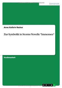 portada Zur Symbolik in Storms Novelle "Immensee" (German Edition)