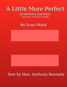 portada A Little More Perfect: Piano-Vocal and Conductor's Score (en Inglés)