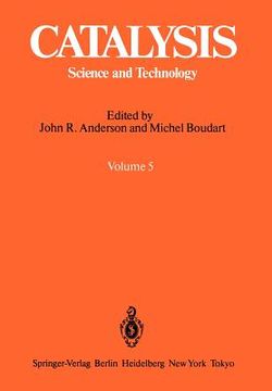 portada catalysis: science and technology (en Inglés)