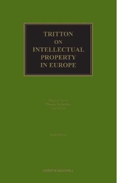 portada Tritton on Intellectual Property in Europe