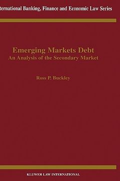 portada emerging markets debt: an analysis of the secondary market (in English)