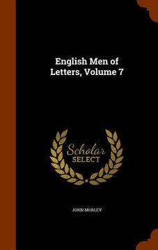 portada English Men of Letters, Volume 7