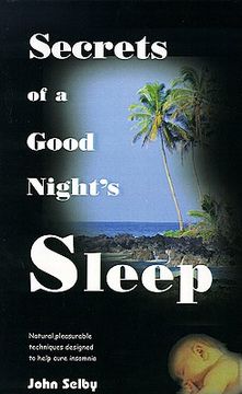 portada secrets of a good night's sleep (en Inglés)