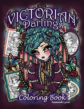 portada Victorian Darlings Coloring Book (en Inglés)