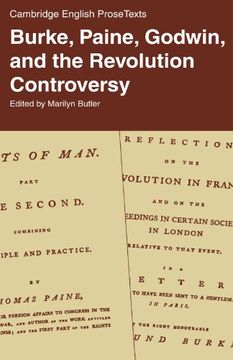 portada Burke, Paine, Godwin, and the Revolution Controversy Paperback (Cambridge English Prose Texts) (in English)