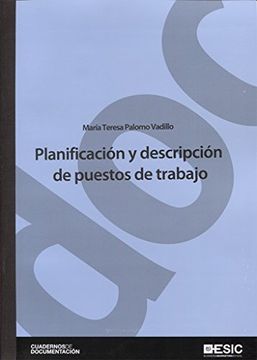 portada Planificación y Descripción de Puestos de Trabajo (Cuadernos de Documentación)