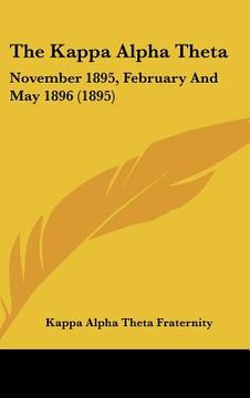 portada the kappa alpha theta: november 1895, february and may 1896 (1895) (in English)