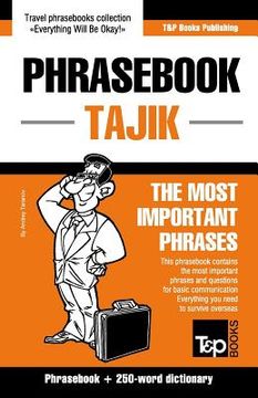 portada English-Tajik phrasebook and 250-word mini dictionary (en Inglés)