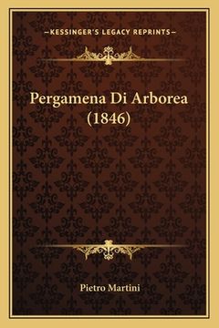 portada Pergamena Di Arborea (1846) (en Italiano)