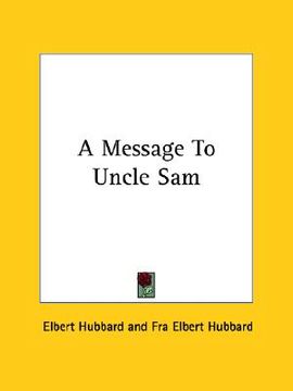 portada a message to uncle sam (en Inglés)