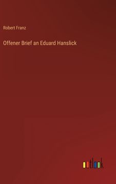 portada Offener Brief an Eduard Hanslick (en Alemán)