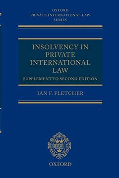 portada Insolvency in Private International Law: Supplement to Second Edition (Oxford Private International law Series) (in English)