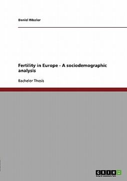 portada fertility in europe - a sociodemographic analysis (en Inglés)