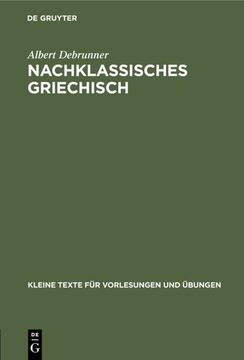 portada Nachklassisches Griechisch (en Alemán)