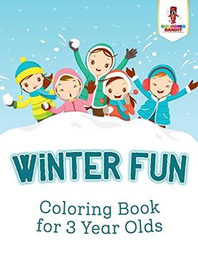 portada Winter fun: Coloring Book for 3 Year Olds (en Inglés)