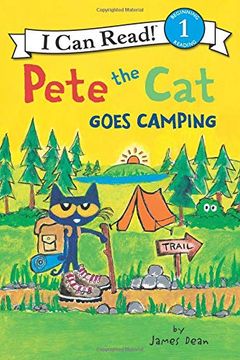 portada Pete the cat Goes Camping (i can Read Level 1) (en Inglés)