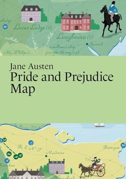 portada Jane Austen: Pride and Prejudice map (en Inglés)