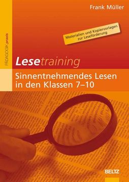 portada Lesetraining: Sinnentnehmendes Lesen in den Klassen 7-10 (en Alemán)