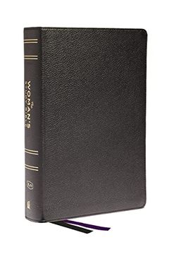 portada Kjv, the Woman'S Study Bible, Genuine Leather, Black, red Letter, Full-Color Edition, Thumb Indexed, Comfort Print: Receiving God'S Truth for Balance, Hope, and Transformation (en Inglés)