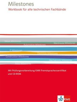 portada Milestones Workbook für Alle Technischen Fachbände. Mit Audio-Cd-Rom: Mit Prüfungsvorbereitung Kmk-Fremdsprachenzertfikat (in German)