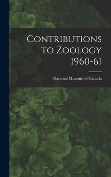 portada Contributions to Zoology 1960-61 (en Inglés)