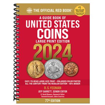 portada The Official Red Book a Guide Book of United States Coins Large Print (en Inglés)