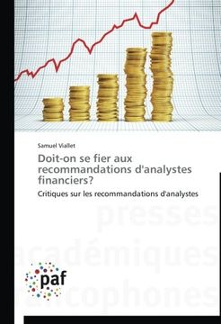 portada Doit-On Se Fier Aux Recommandations D'Analystes Financiers?