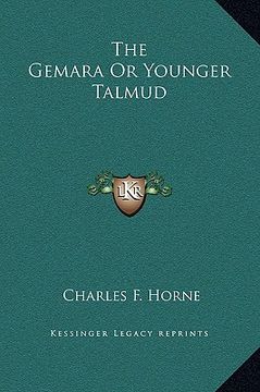 portada the gemara or younger talmud (in English)