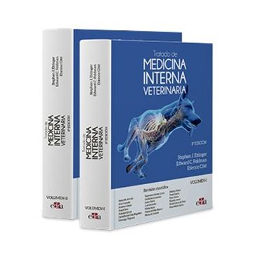 portada Tratado de Medicina Interna Veterinaria 8ª Edición (2 Vols. )