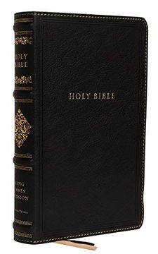 portada Kjv, Personal Size Reference Bible, Sovereign Collection, Genuine Leather, Black, red Letter, Thumb Indexed, Comfort Print: Holy Bible, King James Version 