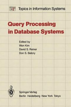 portada query processing in database systems (en Inglés)