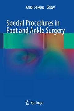 portada special procedures in foot and ankle surgery (in English)