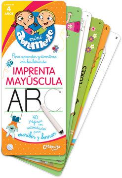 portada ABREMENTE ESCRIBIR Y BORRAR - MAYÚSCULAS (in Spanish)