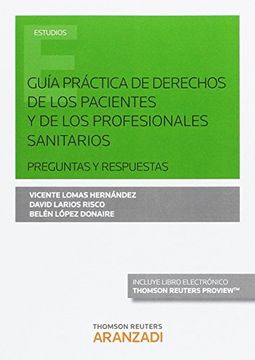 portada Guía práctica de derechos en los pacientes y de los profesionales sanitarios. Pr