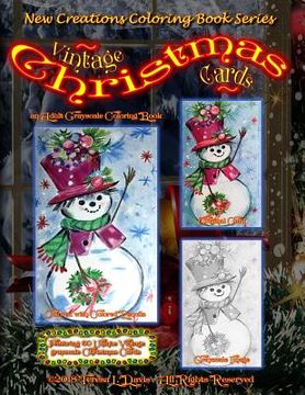 portada New Creations Coloring Book Series: Vintage Christmas Cards (en Inglés)