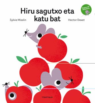 portada Hiru Sagutxo eta Katu bat (in Basque)