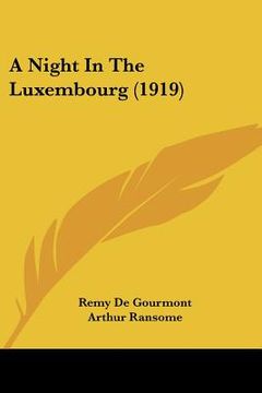 portada a night in the luxembourg (1919) (en Inglés)