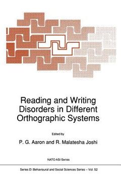 portada Reading and Writing Disorders in Different Orthographic Systems