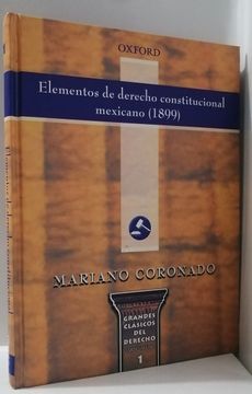 portada Elementos del derecho constitucional mexicano 1899 (in Spanish)