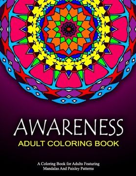 portada AWARENESS ADULT COLORING BOOKS - Vol.18: relaxation coloring books for adults (Volume 18)