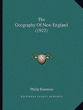 portada the geography of new england (1922) (in English)