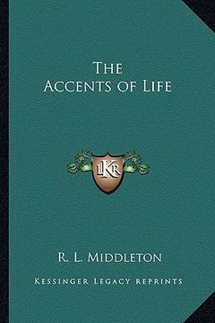 portada the accents of life (in English)
