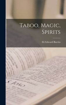 portada Taboo, Magic, Spirits (en Inglés)