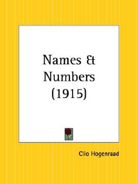 portada names and numbers (en Inglés)