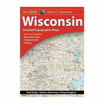 portada Delorme Atlas & Gazetteer: Wisconsin (en Inglés)